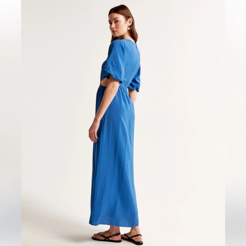 Abercrombie & Fitch Cut out Maxi Dress Sz-XL